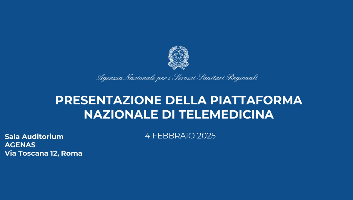 Presentazione della piattaforma nazionale di telemedicina
