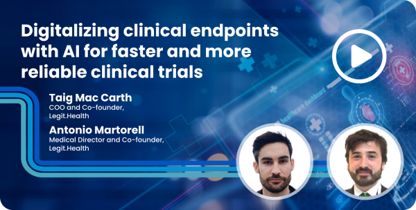 Digitalizing clinical endpoints with AI for faster and more reliable clinical trials